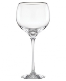 With the same crystal elegance and luxe platinum banding as Solitaire Platinum stemware, the Lenox Signature goblet makes even more of an impact in a new, larger size. Qualifies for Rebate