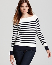 Emboldened by crisp nautical stripes, this Vineyard Vines top makes a major style splash.