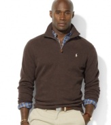 With superior comfort and versatility, this soft cotton pullover provides the perfect layer.