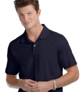 For a comfortable and stylish look, a Tasso Elba polo can't be beat.