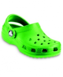 Keep their feet in shape with the classic design of Crocs clogs.