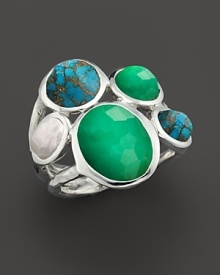 Ippolita Seafoam Wonderland Sterling Silver 5 Stone Ring in Seafoam