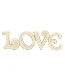 Send some love. This porcelain figurine from the Lenox Expressions collection is a heart-warming gift for friends and family and important sentiment to share in any home. Qualifies for Rebate