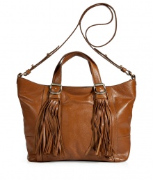 Work a fun, flirty note into your handbag collection with See by Chlo?s fringed convertible tote - Top zip, buckle detailed handle, adjustable shoulder strap, inside zippered back wall pocket, front wall slot pockets - Just the right size for stashing away daytime essentials