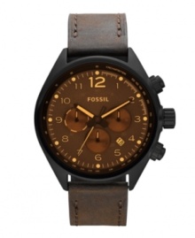 Vintage inspiration soars across this Flight watch by Fossil.