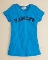 Every gal wants to be famous. Indulge her dream with this cute print tee from WILDFOX.