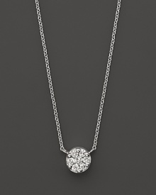 Cluster of diamonds set in 14K. white gold.