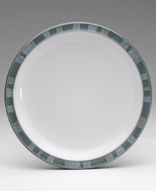 Lasting durability with handmade charm. The Azure Coast dinner plates from Denby are made from sturdy stoneware and hand-painted in mix and match patterns for a look unique to you.