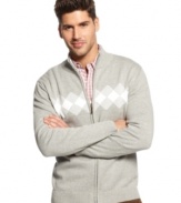 Fall in love with classic style this season with Club Room's timeless, yet modern take on the argyle sweater.