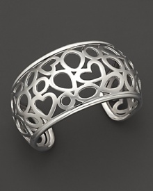 Bold, openwork sterling silver cuff by Roberto Coin.