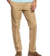 Polish off your casual style with a pair of classic canvas pants from Club Room.