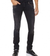 These jeans from Marc Ecko Cut & Sew add some studly swagger to your denim look.