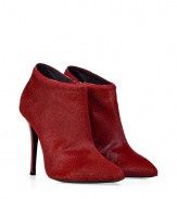 Versatile and chic, these colorful calf hair booties from Giuseppe Zanotti will elevate both your daytime and nighttime ensembles - Pointed toe, side zip closure, stiletto heel - Pair with a figure-hugging cocktail frock, cropped trousers, or a pencil skirt