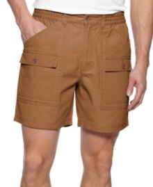 Shorten your style list with these mid-thigh shorts from Club Room.