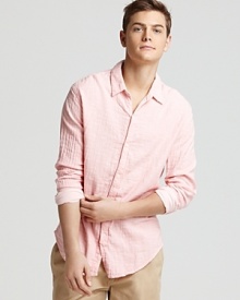 Riviera Club Jaws Slub Sport Shirt - Classic Fit