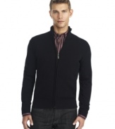 Layer up in soft, warm stye with this Kenneth Cole Reaction cardigan.