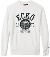 This Ecko Unltd sweatshirt will make you victorious in your quest for comfort and style.