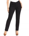 A slimming panel lends an ultra-flattering fit to Levi's 512 plus size jeans, featuring a slim straight leg design.