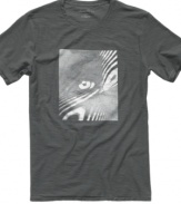 It's all in the fine print. Get graphic with this t-shirt from Kenneth Cole New York.