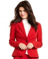 Understated style that pops, BCX's single-button, cutaway blazer wins with its bold hue.