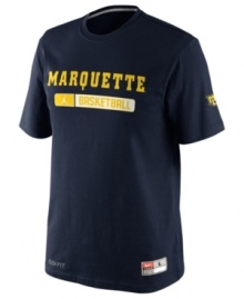 Be a part of the wave-help keep team spirit up with this Marquette Golden Eagles NCAA basketball t-shirt from Nike.