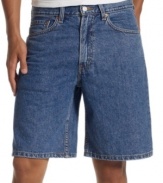 When it comes to your warm weather wardrobe, nothing tops these classic denim shorts from Levi's.