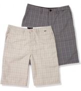 These plaid shorts from Hurley will work with whatever warm-weather look you like.