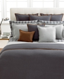 The comfort zone! These Lauren Ralph Lauren Holden pillowcases evoke a feeling of warmth & relaxation with a muted plaid landscape.