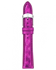 Michele Fuchsia Watch Strap, 18mm