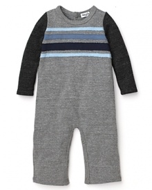 Classic stripes on an easy Splendid romper: the perfect pick for busy babies.