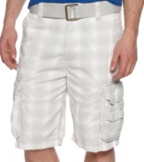 Featuring function and style! There's room for all your essentials in these preppy plaid shorts from American Rag.