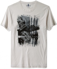 Stay in summer with this casually cool t-shirt from Kenneth Cole Reaction.