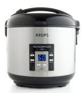 A fantastic side or even as a meal itself, rice is a healthy, delicious part of any diet. This versatile rice cooker from Krups not only makes perfect batches of fluffy rice, it can also be used as a oatmeal maker, slow cooker and food steamer, too! One-year warranty. Model RK7011.