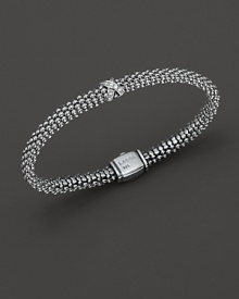 Diamonds set in sterling silver from the Lagos X Collection.