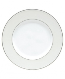 Modern yet timeless, this fine china dinnerware is sure to satisfy the style-hungry host. Simply dressed in cream and white stripes and finished with a polished platinum trim, Opal Innocence Stripe creates an ultra-chic setting to enjoy celebratory meals. Qualifies for Rebate