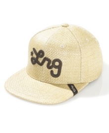 Top off your casual look with this urban take on the classic summer straw hat from LRG.