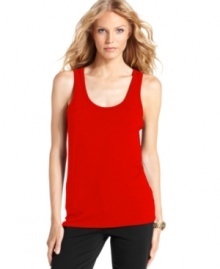 A sleek essential: This scoopneck tank from MICHAEL Michael Kors.