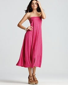 Michael Stars Dress - Striped Convertible Skirt/Dress