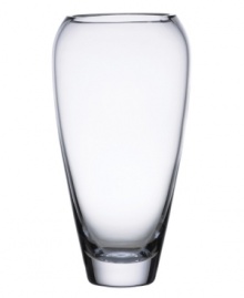 Designed for long, bending stems of French tulips, this Lenox Garden vase celebrates the elegant blooms from top to bottom. Beautiful for any space and shade of bouquet in luminous glass with ample space for fresh water. Qualifies for Rebate