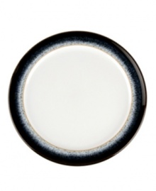 Sturdy and stylish, Denby's Halo tea plate sets the tone for contemporary-cool dining in versatile stoneware.