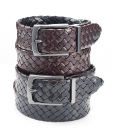 When only a classic will do, these braided belts from Tasso Elba hold up against the rest.