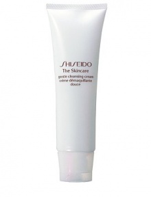 A surprisingly lightweight silky-smooth cream cleanser for wet or dry use that quickly removes impurities from skin while retaining essential moisture. Cleanses quickly and easily, even without water. Can also be used as a makeup remover. Recommended for normal and combination skin. Use daily morning and evening. 4.3 oz.Call Saks Fifth Avenue New York, (212) 753-4000 x2154, or Beverly Hills, (310) 275-4211 x5492, for a complimentary Beauty Consultation. ASK SHISEIDOFAQ 