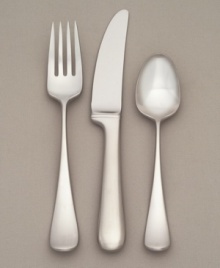 Achieving perfect harmony between function and beauty has been the vision of Yamazaki flatware designers since 1918. A versatile complement to a variety of table linens, glassware and casual china, the Hafnia 5-piece place settings are simple and substantial in superior quality 18/8 stainless steel.