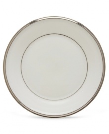 Beautiful in its simplicity, this dinnerware collection features a timeless, elegant design. The pristine white bone china is accented by a single, shimmering band of platinum. The understated beauty will add a refined sophistication to your dining experience for years to come. Qualifies for Rebate