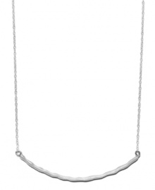 Contemporary chic. Studio Silver's simply stunning style is sure to be a celeb favorite! Crafted in sterling silver. Approximate length: 18 inches. Approximate drop: 2 inches.