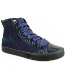 Treat her feet in these Lavish hi-tops from Guess.