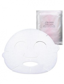 A luxurious 10-minute facial mask that brings concentrated brightening and hydrating benefits to skin. Infused with an intensive treatment essence that rapidly penetrates skin and helps fight dark spots, freckles, and uneven tone caused by aging and UV rays. Specially developed with Shiseido-original ingredients to improve moisture balance and leave skin smooth and supple with a dewy fresh vibrance. Use after cleanser and softening lotion.