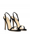 Classic and undeniably chic, these slingback sandals from Vionnet are the perfect accompaniment to a frilly cocktail frock - Front strap with metallic logo detail, ankle strap with buckle, stiletto heel - Pair with a tiered dress, a statement clutch, and a slim trench