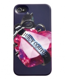 Feel the fashion beat with this cool iPhone case, featuring the iconic Juicy Couture heart. Made of the most durable plastic, it's perfect for keeping your favorite tech toy safe and secure. Fits iPhone 4 and 4S.