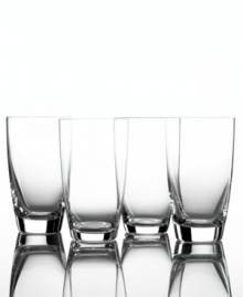 Simply timeless, this set of Tuscany highball glasses has a design that's equally suited for weekend brunch and cocktail parties. Clean lines in brilliant glass complement everything you bring to the table. Qualifies for Rebate